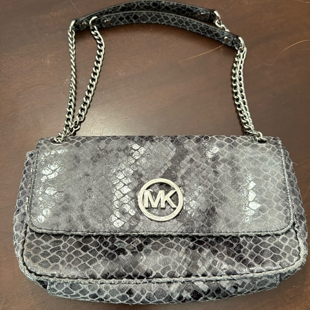 Michael Kors snake print bag